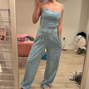 denim jumpsuit